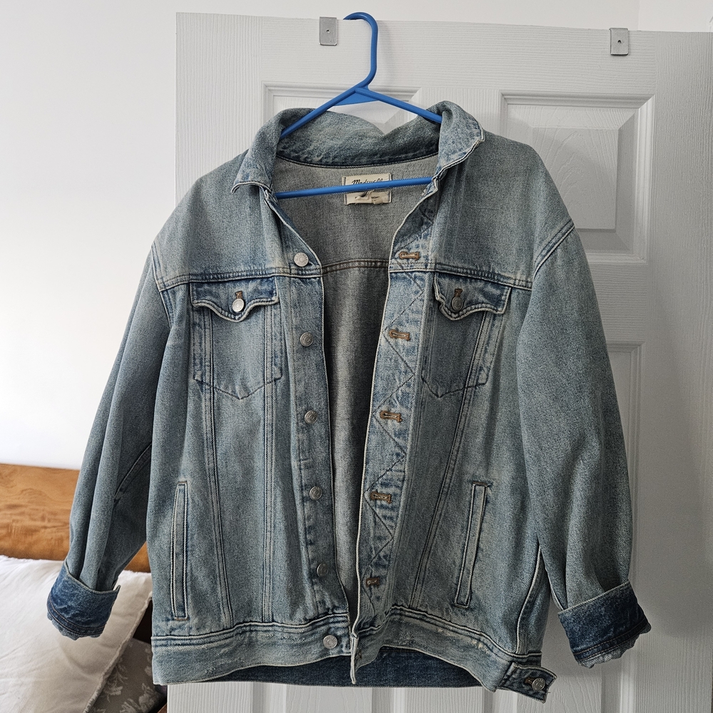 Madewell Blue Denim Trucker Jacket